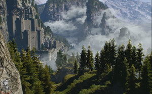 Die Festung der Hexer Kaer Morhen - Bild aus The Witcher 3: Wild Hunt