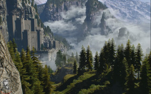 Die Festung der Hexer Kaer Morhen - Bild aus The Witcher 3: Wild Hunt